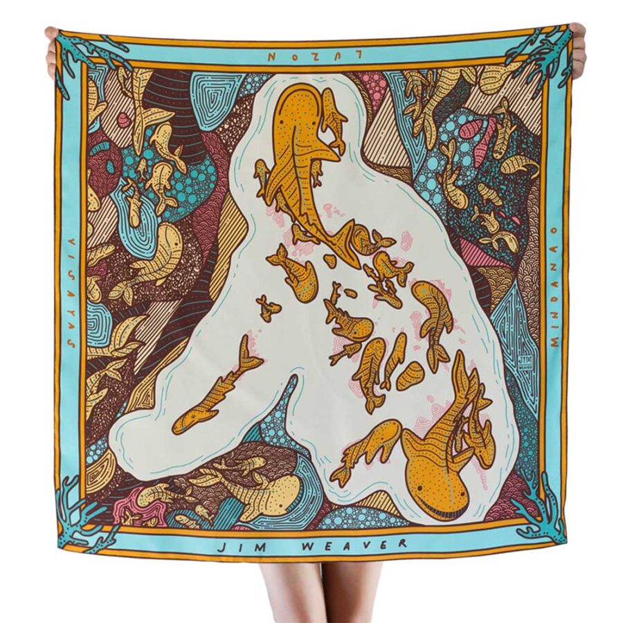 Butanding (Vintage) Silk Scarf