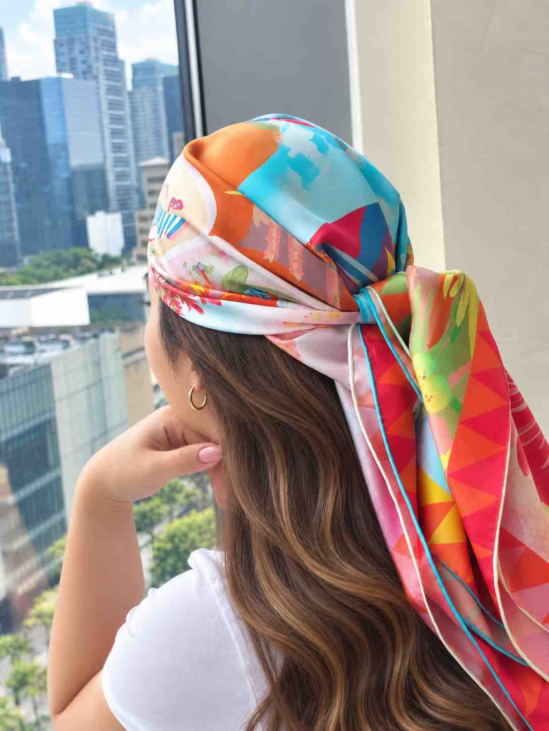 Pocket Paradise 90x90 Silk Scarf - Image 2